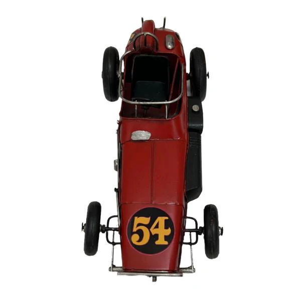 Metal Red Racing Car - 32cm x 13cm x 9cm - Image 3