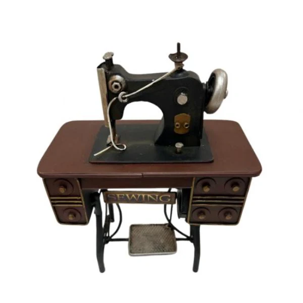 Metal Sewing Machine - 16cm x 9cm x 20cm - Image 5
