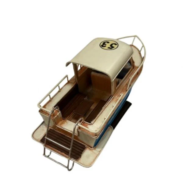 Metal Speed Boat - 29cm x 11cm x 13.5cm - Image 2