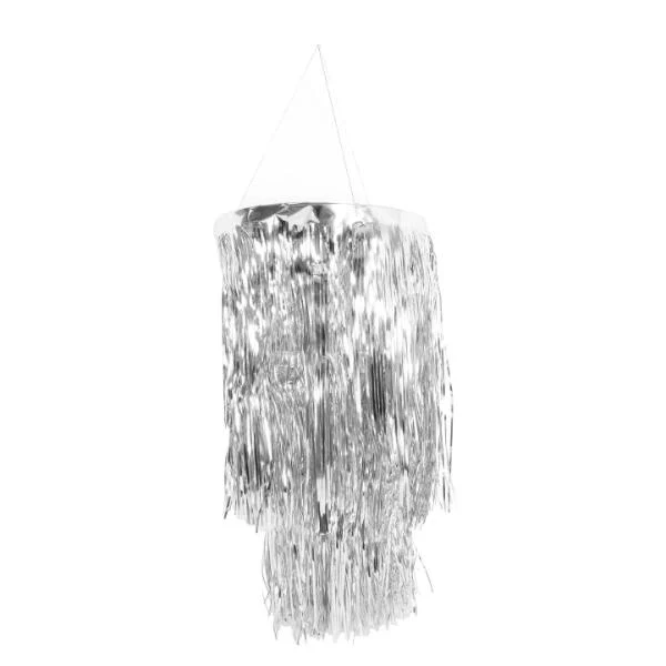 Silver Metallic 2 Tier Chandelier