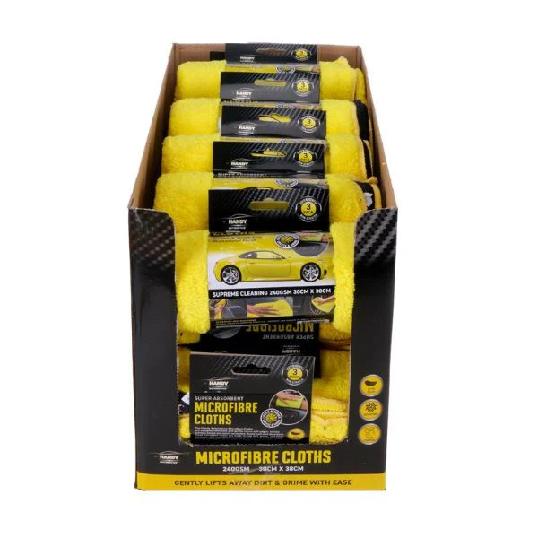 Yellow Automative Microfibre Cloth - Image 2