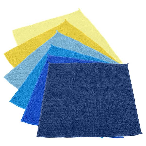 12 Pack Super Soft Microfibre Cloth - 30cm x 30cm - Image 2