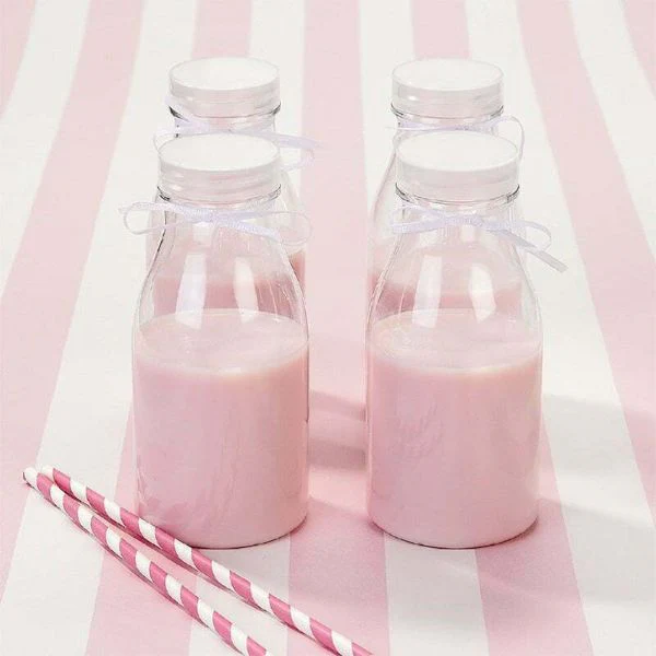Mini Milk Bottle With Ribbon - 330ml - Image 4