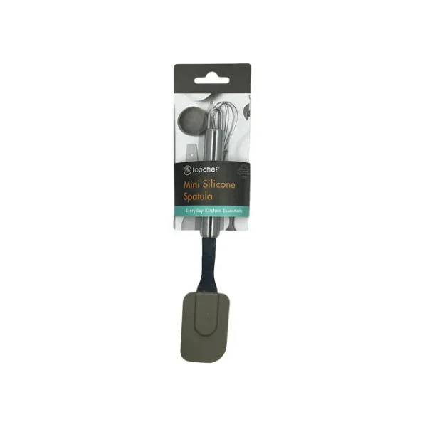 Grey Mini Silicone Spatula - 23.5cm x 4.5cm