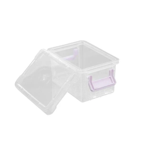 9 Pack Boxsweden Mini Storage Stackable 330ml Organiser Box - 27cm x 22cm x 13cm - Image 5