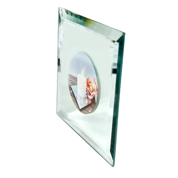 Beveled Edge Mirror Plate - 20cm x 20cm - Image 2