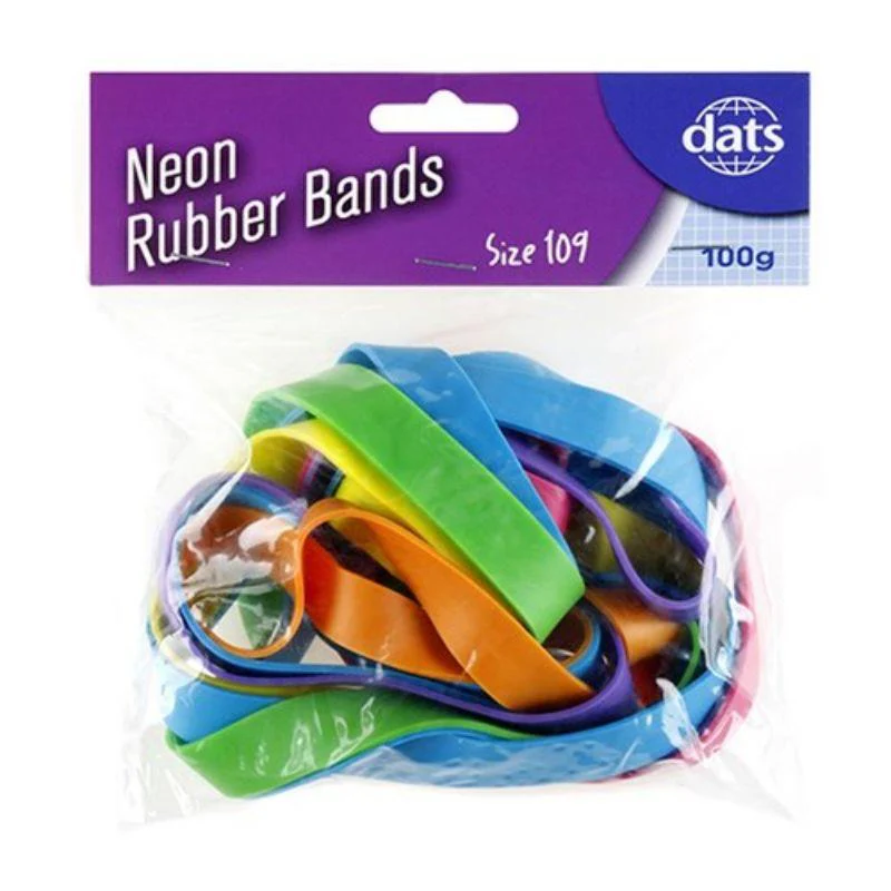 Mixed Rubber Bands - 100g