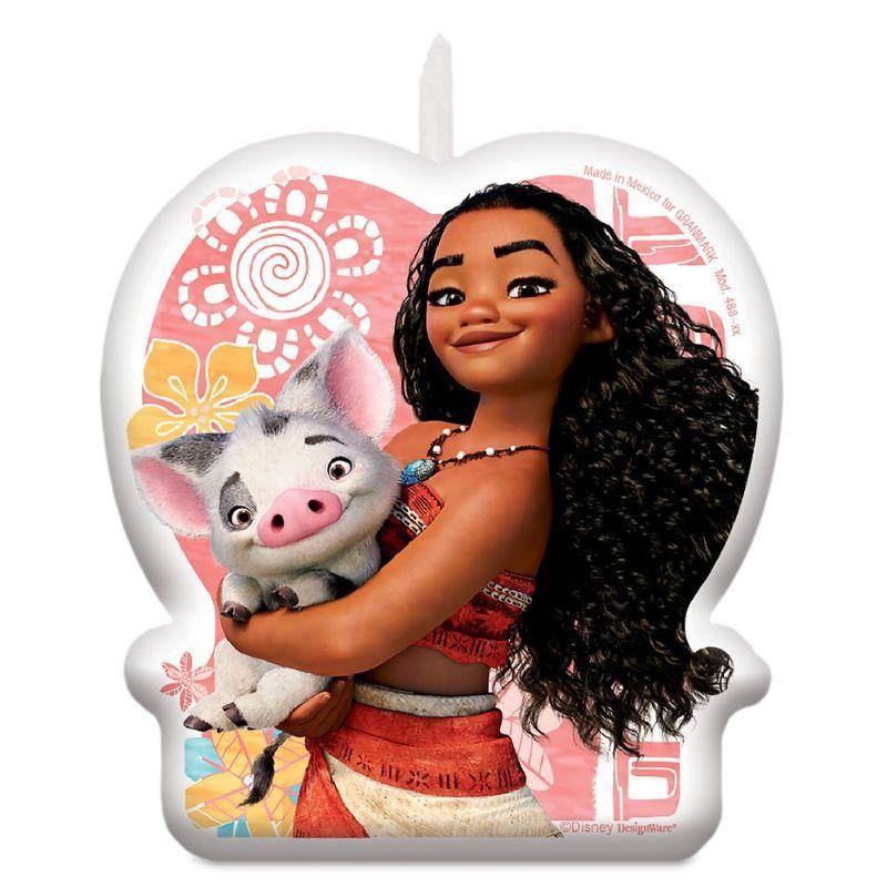 Moana Birthday Candle - 7cm
