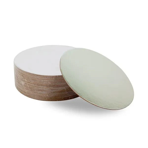 Silver Mondo 2.5mm Round Cake Board - 15cm