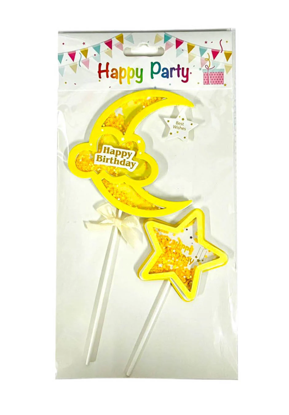 2 Pack Moon & Star Cake Topper - Image 6