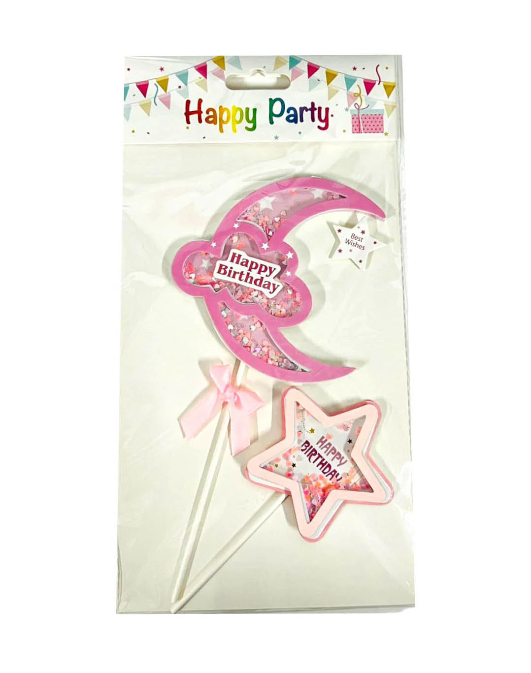 2 Pack Moon & Star Cake Topper - Image 7