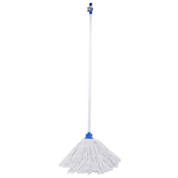Cotton Mop With Handle - 24cm x 120cm - Image 4