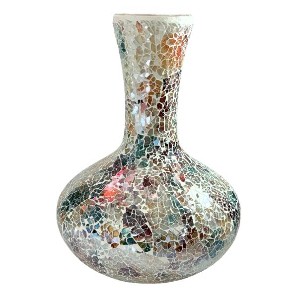 Multicolour Mosaic L Vase - 25cm x 20cm