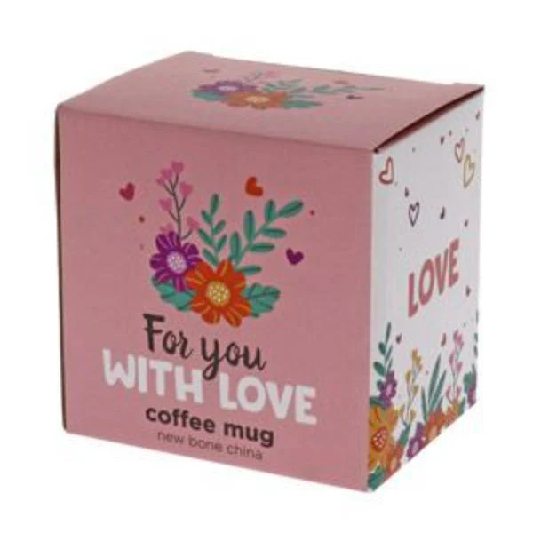Best Mum Ever Hearts Coffee Mug - 250ml - Image 2
