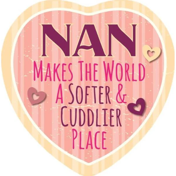 Ceramic Nan Makes World Heart Magnet