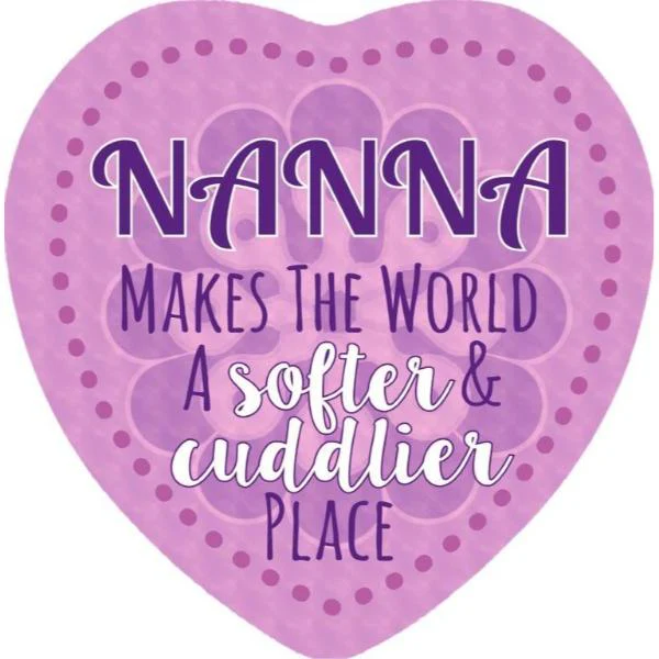 Ceramic Nanna Makes Heart Magnet