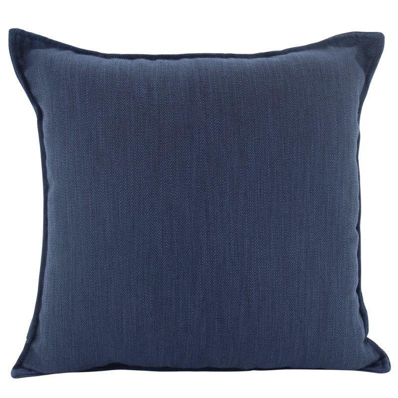 Navy Linen Cushion - 45cm x 45cm