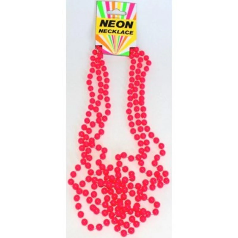 Neon Pink Beads