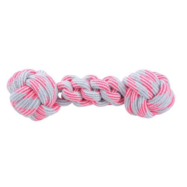 Neon Tug Of War Dumbell Tugger Toy - 25cm x 8cm x 1.5cm - Image 2