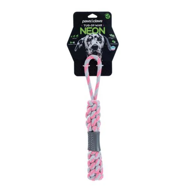 Neon Tug Of War Tugger Toy - 39cm x 5cm x 1cm - Image 6