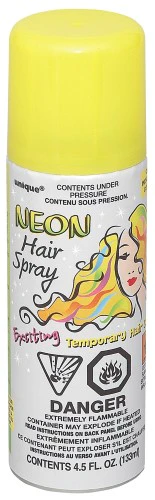Neon Yellow Hair Spray