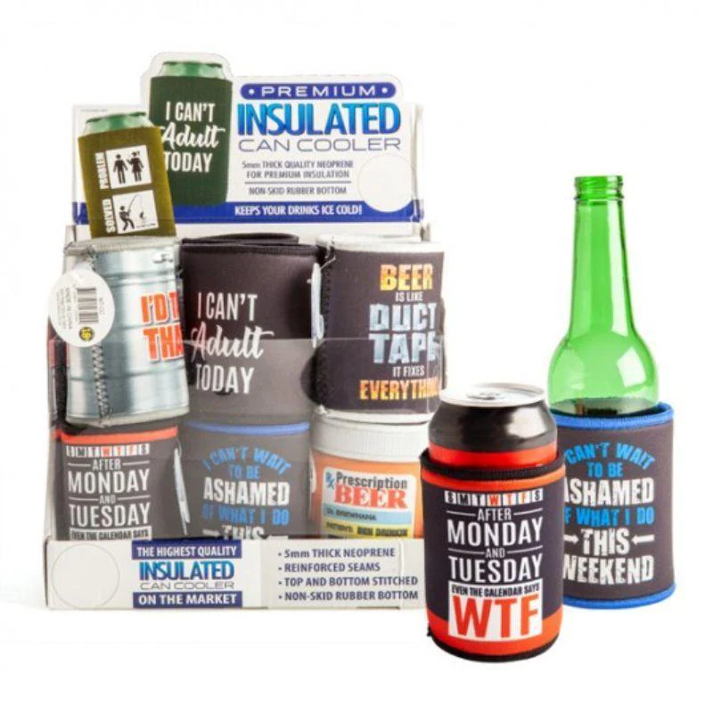Neoprene Can Cooler - 7.3cm x 10cm