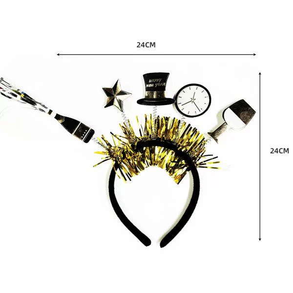 New Year Headband - 24cm - Image 3