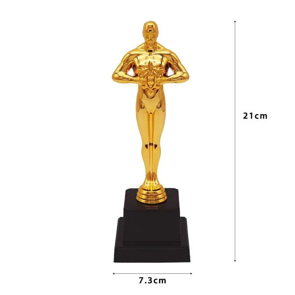 Gold Novelty Oscar Statuette - 21cm - Image 3