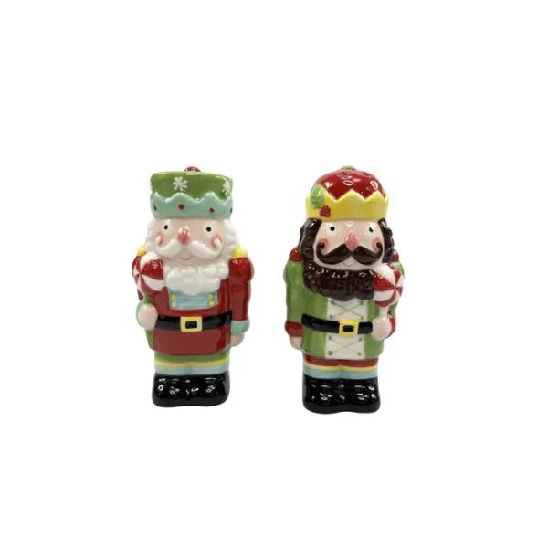 Nutcracker w/Lollipop S&P Cer Red/Grn