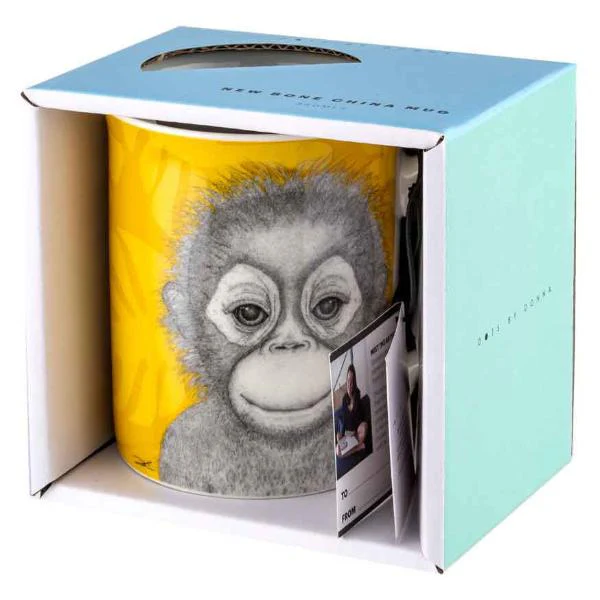 Ollie The Orangutan Mug - 360ml - Image 2