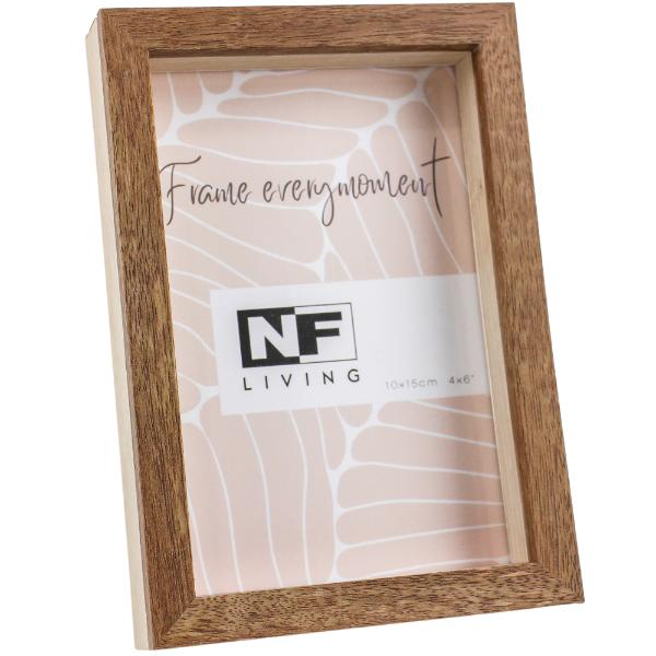 Walnut One In The Frame - 4cm x 6cm