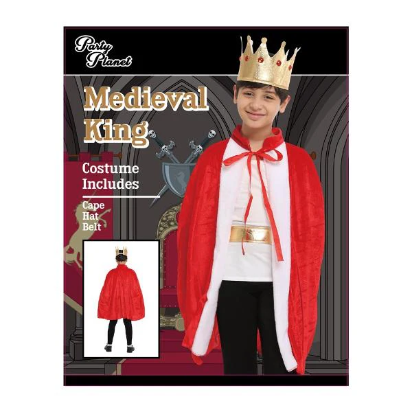 Medieval King Boys Costume - 72cm - Image 2