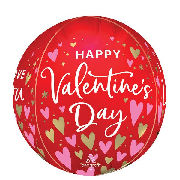 Round Heartfelt Elegance Satin Foil Balloon - 40cm