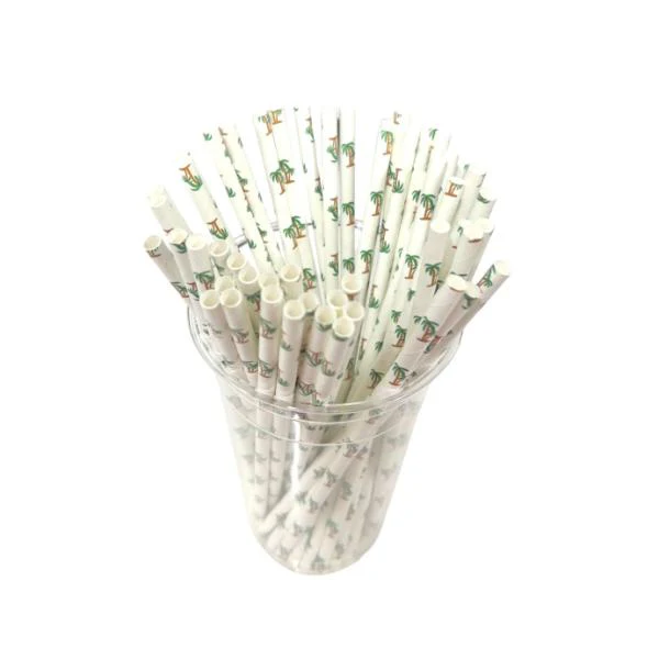 50 Pack Coconut Tree Straws - Image 2