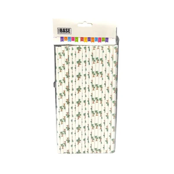 50 Pack Coconut Tree Straws - Image 3