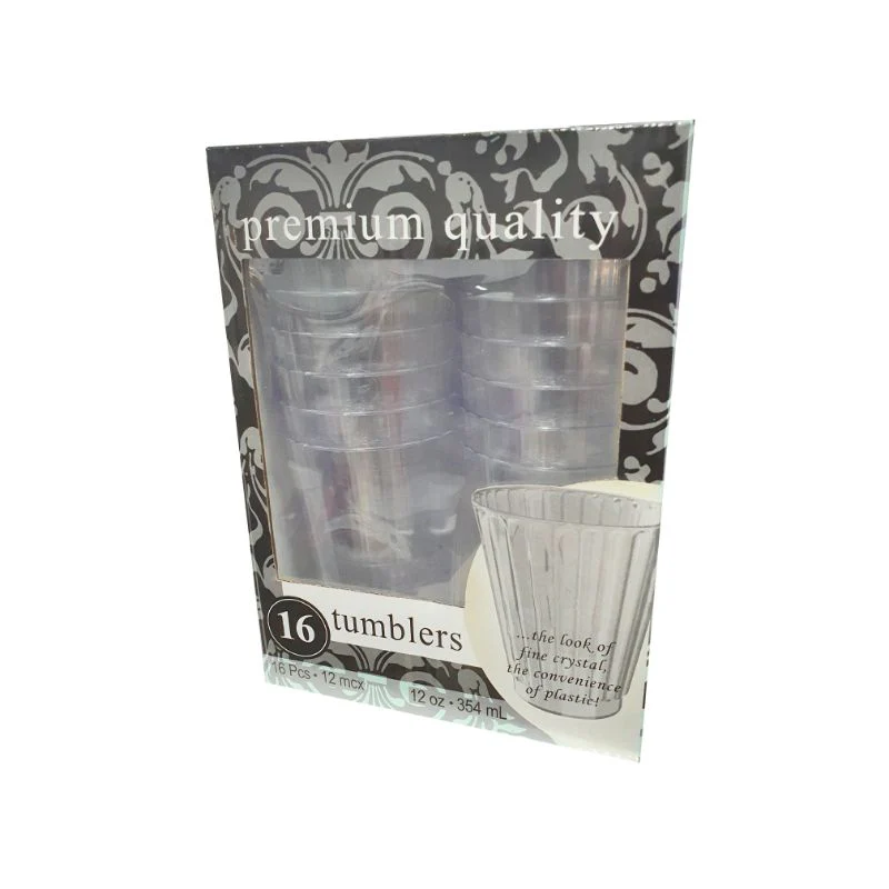 16 Pack Acrylic Tumblers - 354ml - Image 2