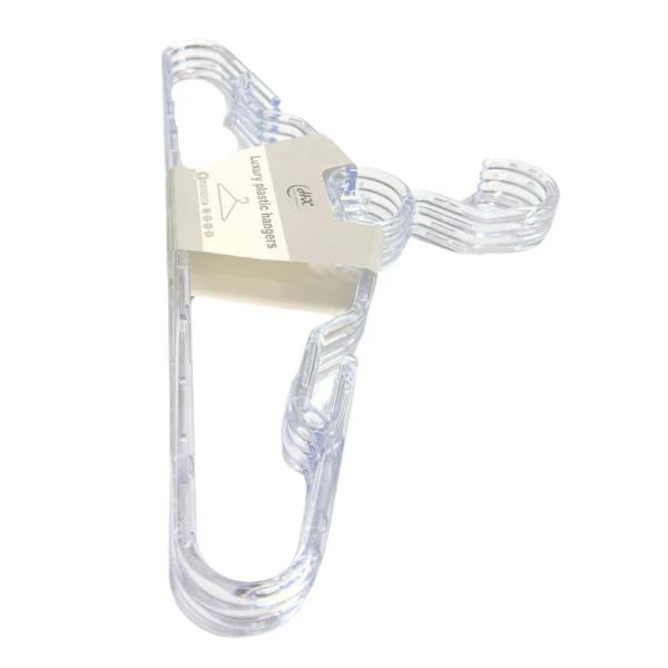 4 Pack Clear Clothes Hanger - Image 4