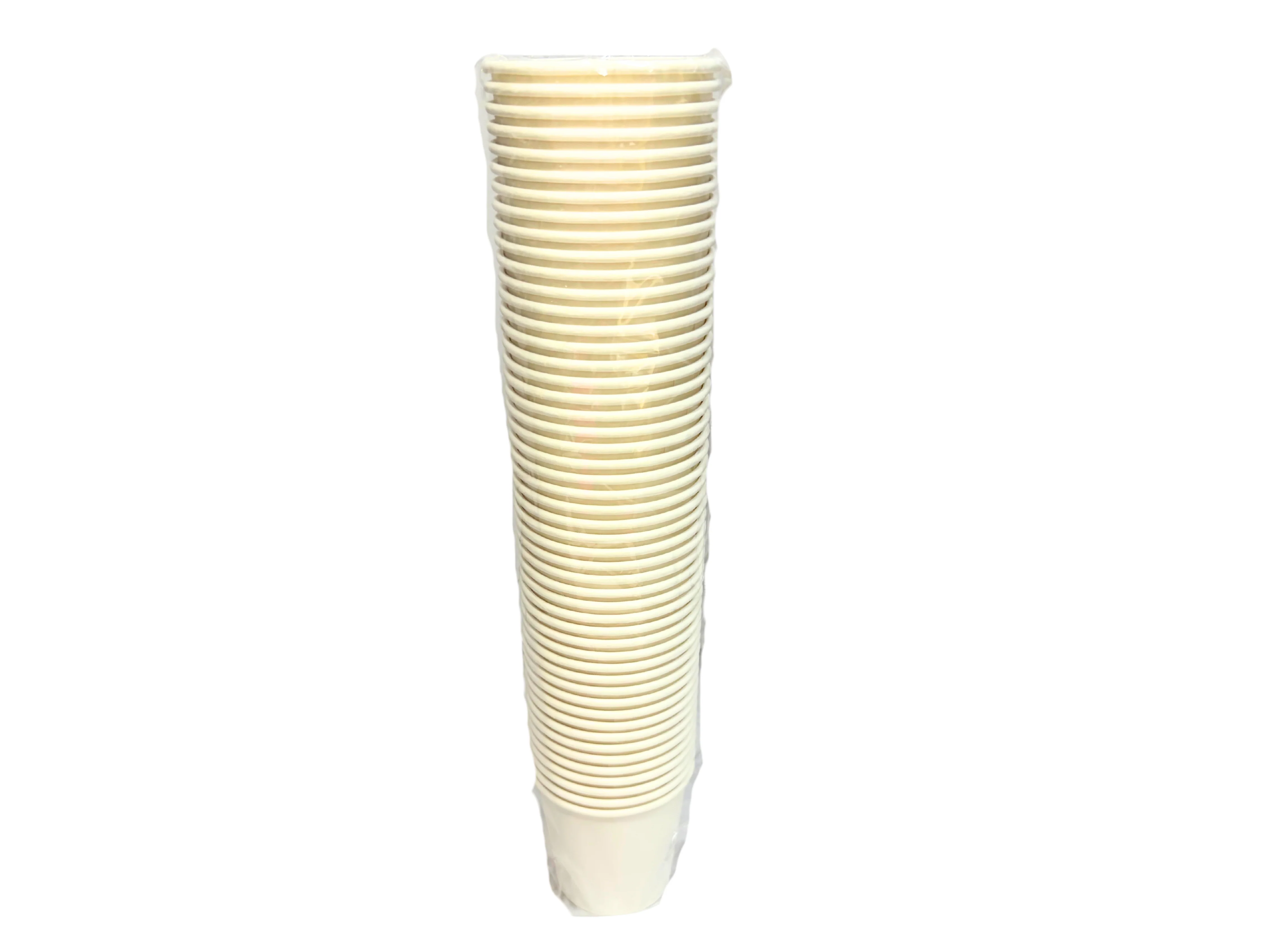 50 Pack White Mini Coffee Cup - 118ml - Image 2