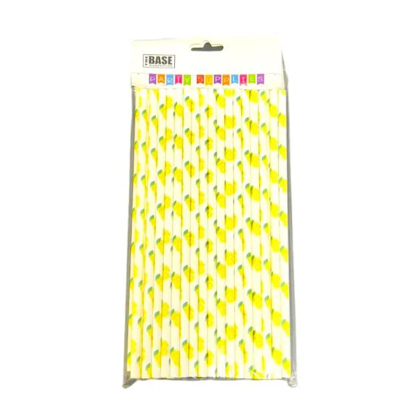 50 Pack Lemon Straws - Image 2