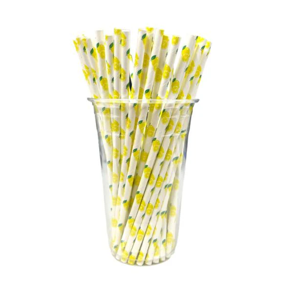 50 Pack Lemon Straws - Image 4