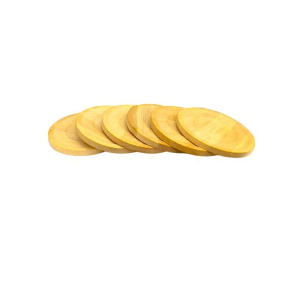 6 Pack Wooden Coasters - Image 2