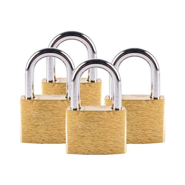 4 Pack Padlock Keyed Alike Padlocks - Image 2