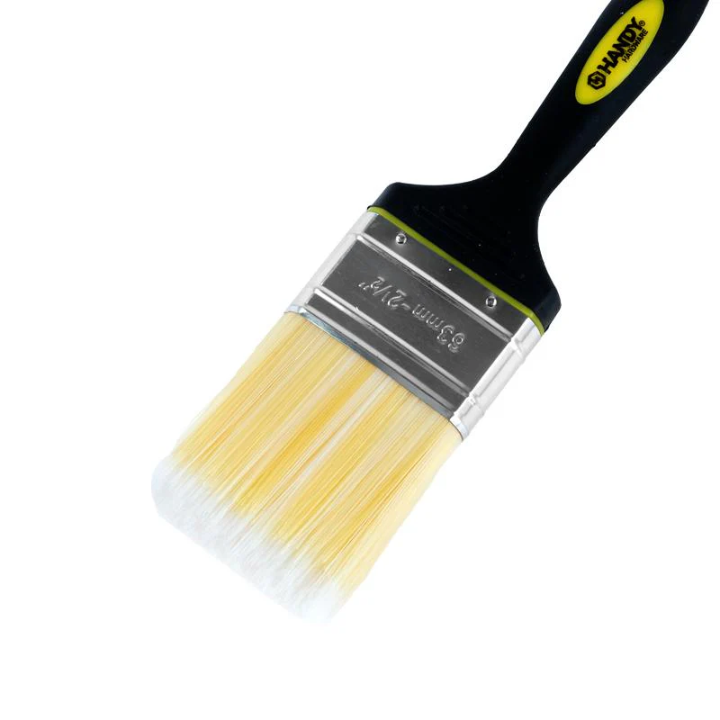 Paint Brush With Rubber Handle - 6.3cm - Image 2