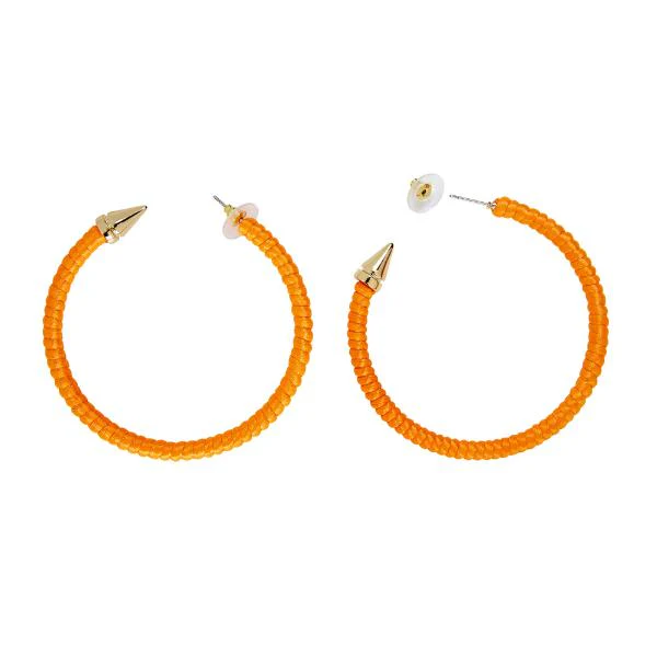 Neon Orange Earrings