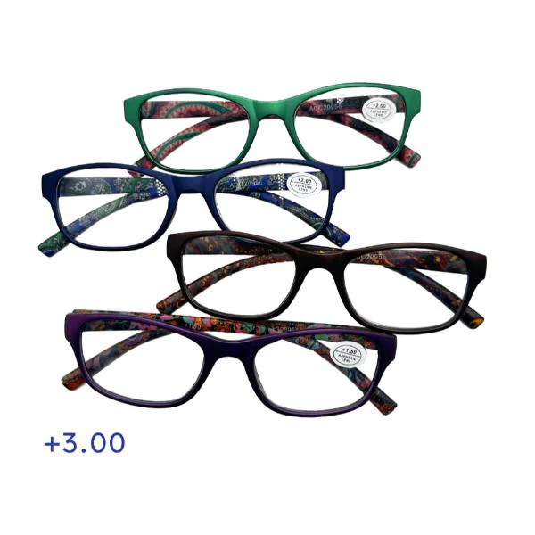 Paisley Print Reading Glasses - +3.0