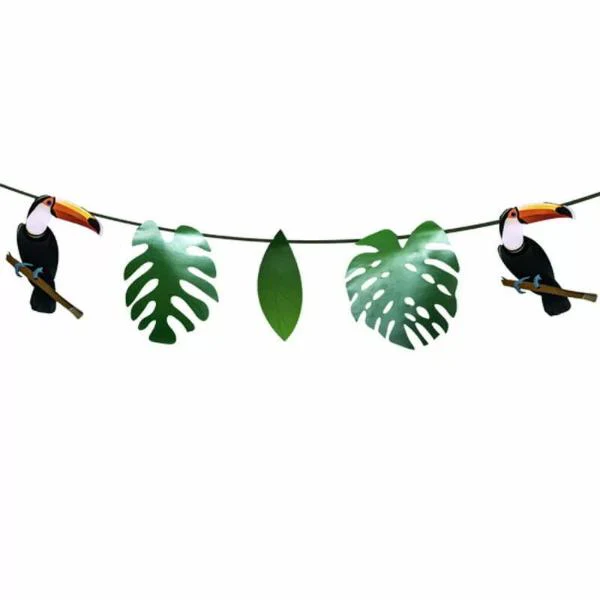 Green Palm Leaf Garland - Image 2