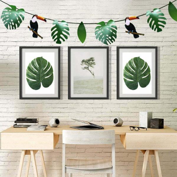 Green Palm Leaf Garland - Image 4