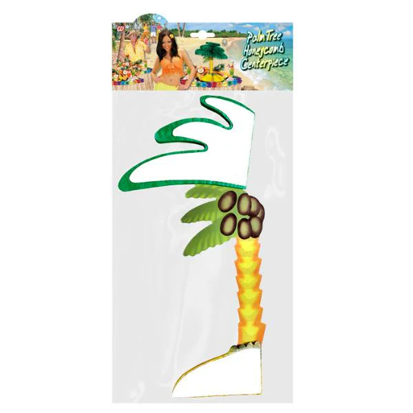 Palm Tree Honeycomb Centrepiece - 48cm - Image 2