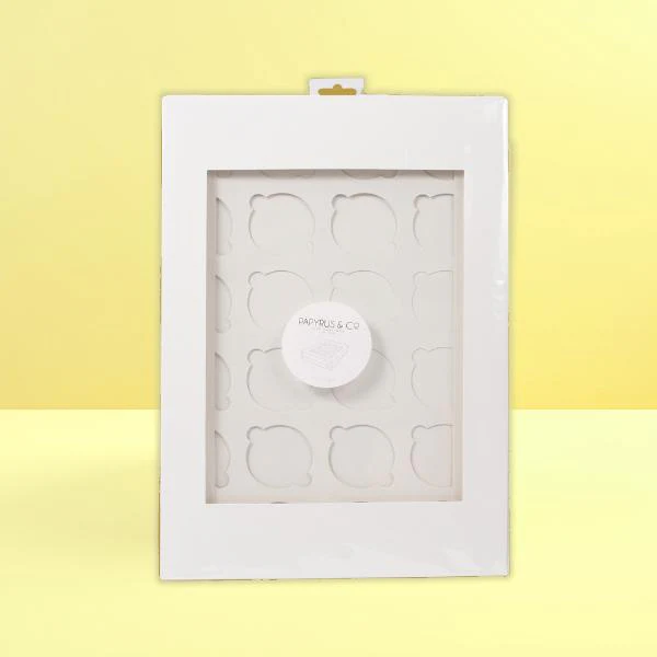White 24 Papyrus Tall Cupcake Box - Image 3