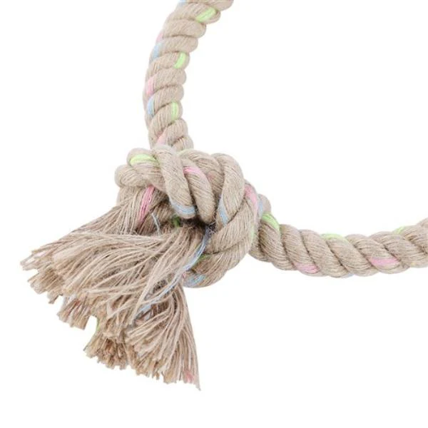 Medium Parrot Jute Ring Toy - 20cm - Image 3